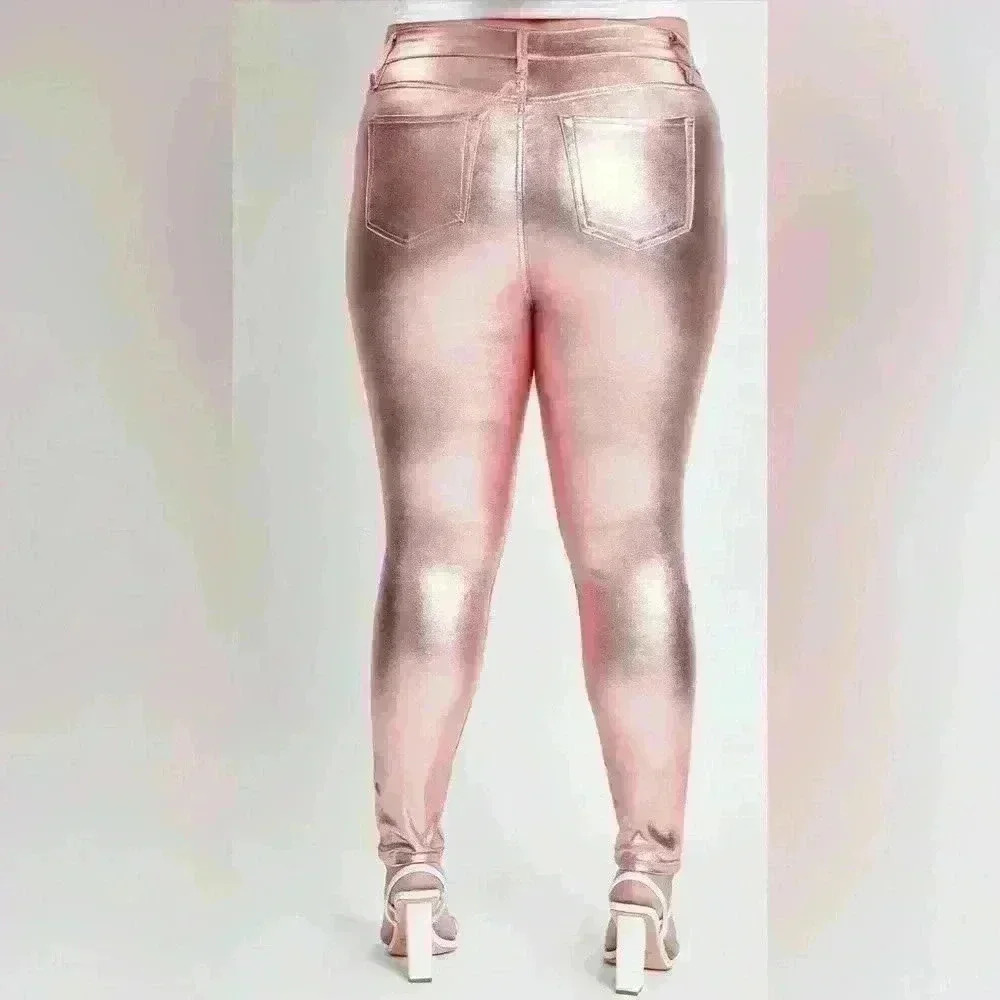 YMI Metallica Hyper-stretch Skinny Jeans - Picture 3 of 9